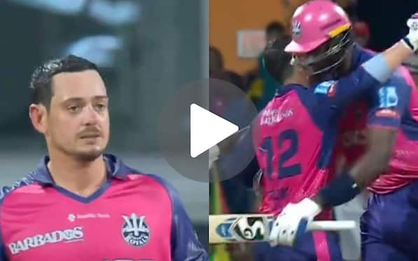 [Watch] De Kock Slams An Elegant 100 Against The Warriors In CPL 2024